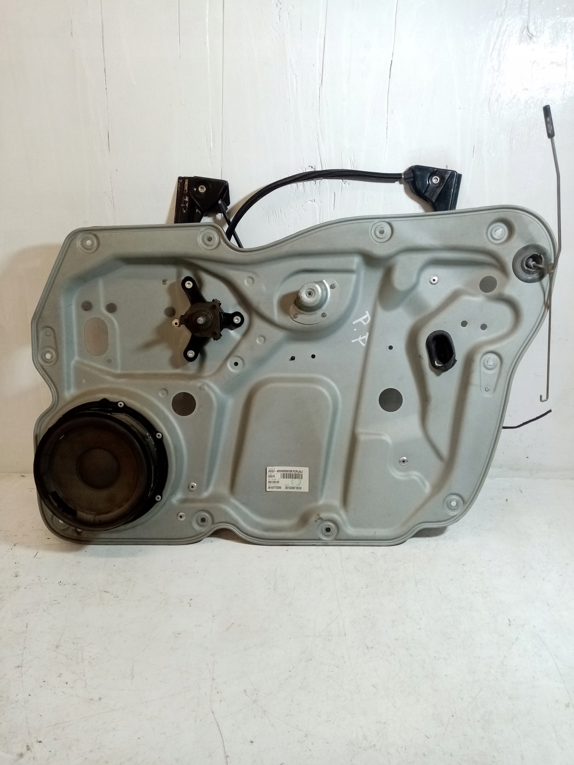 mechanism windows right front VOLKSWAGEN CADDY 3 1T0837756L