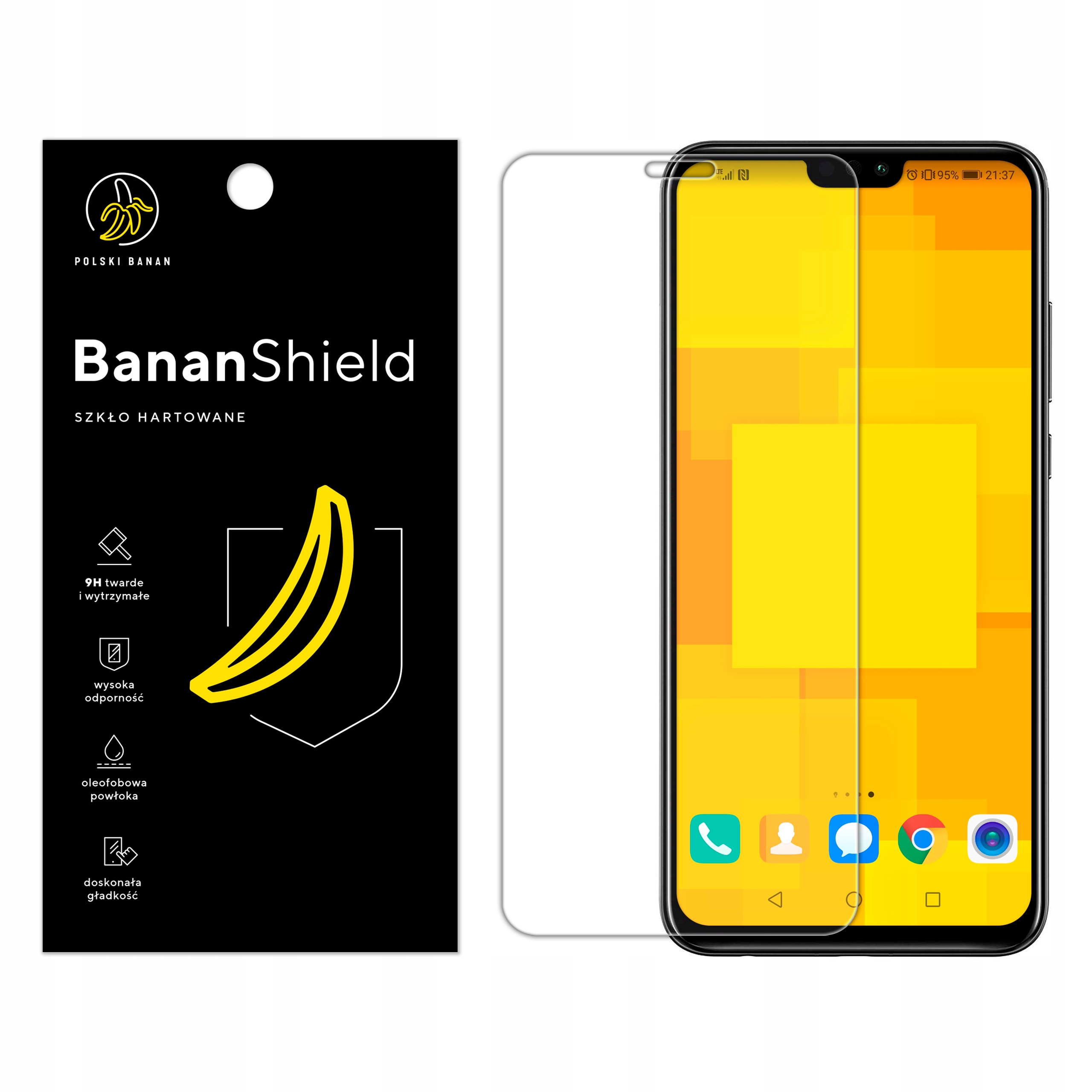 

Szkło Hartowane Polski Banan 9H do Huawei Honor 8X