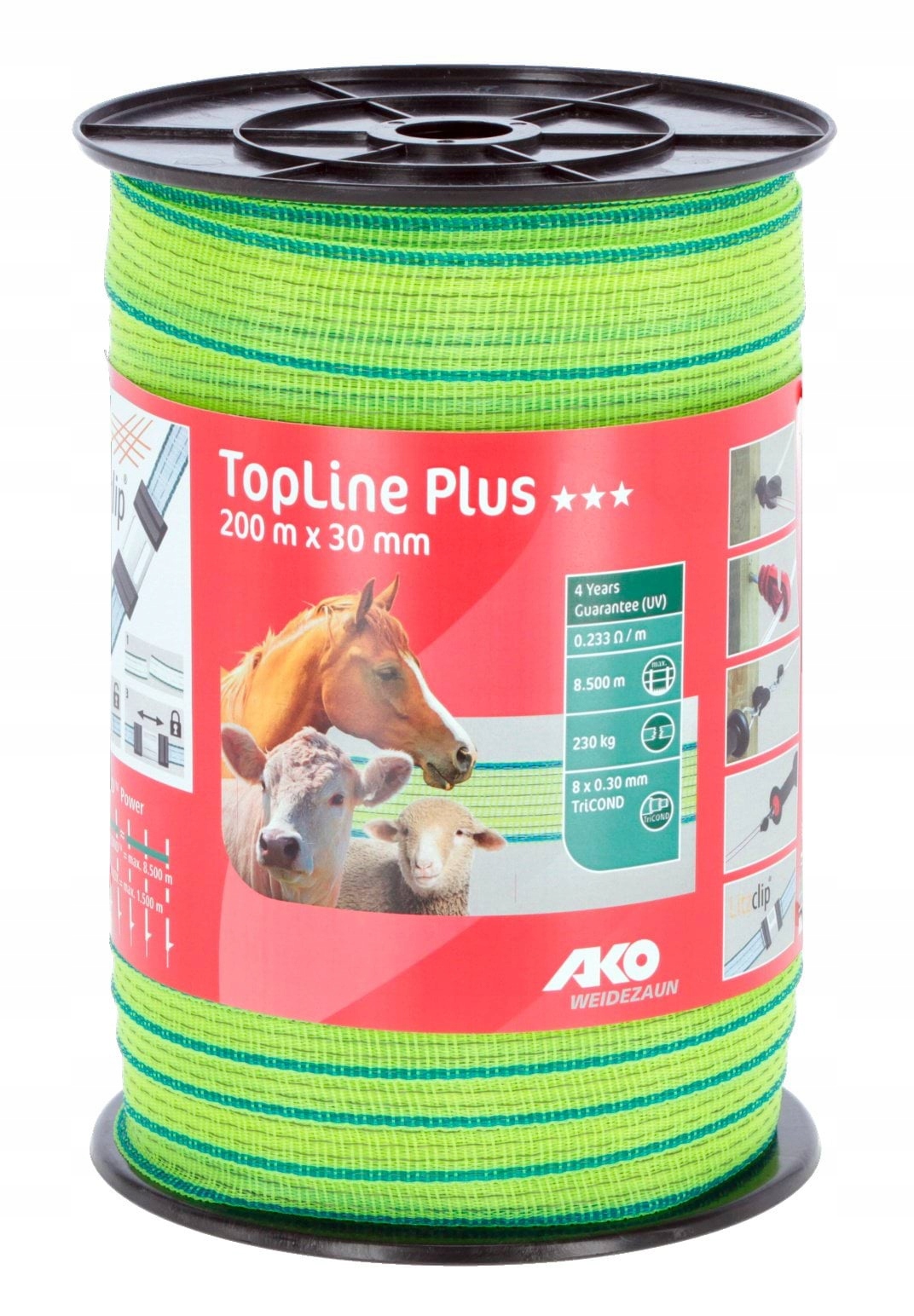 Stínící Panelové Pásy Top Line Tricond 200 m x 30 mm Žluto-modrá Ako