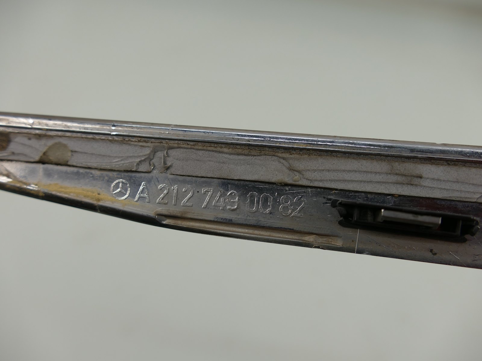 MERCEDES E W212 sedan moulding CHROM bonnet boot