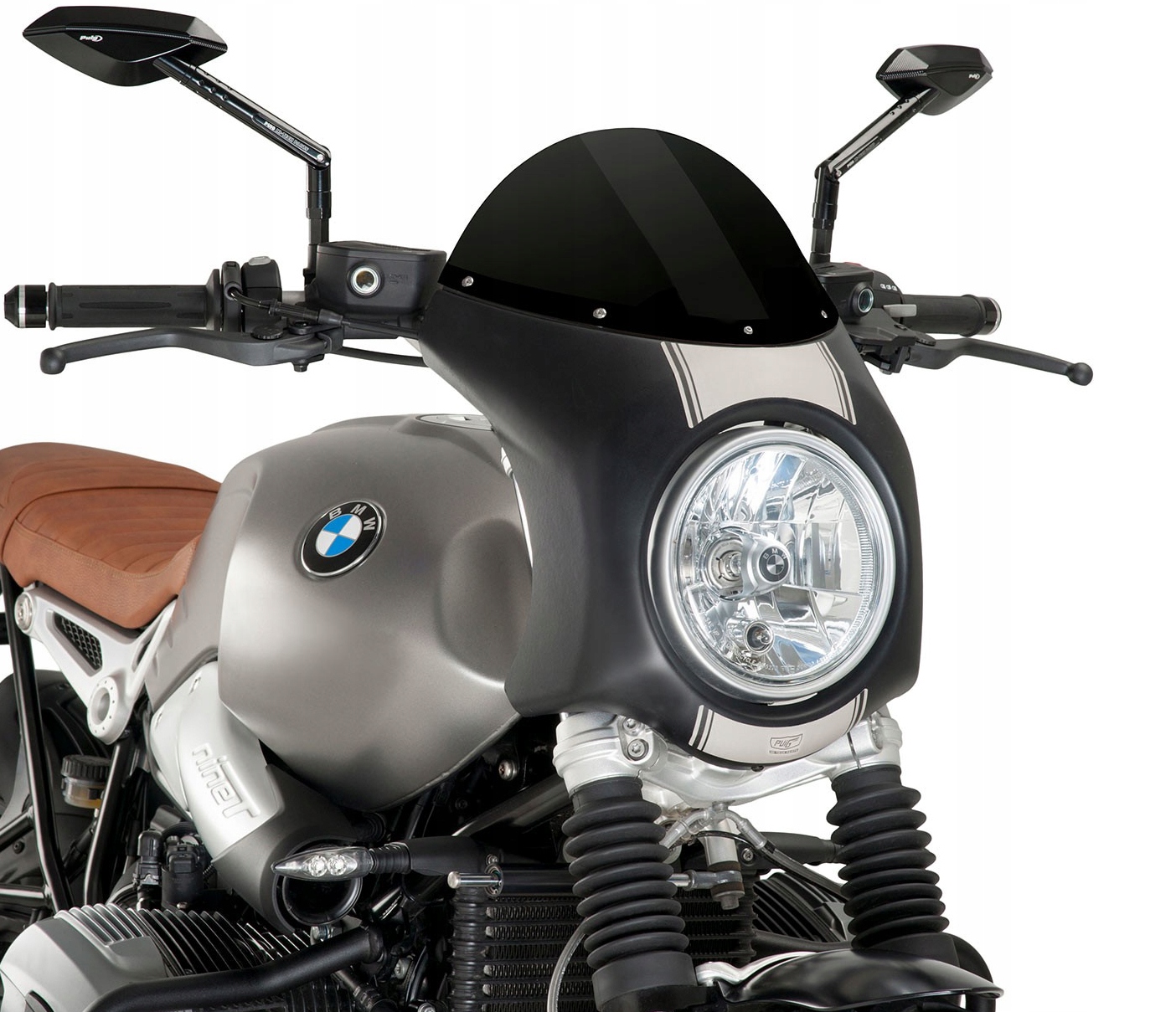9253N - ОБТЕКАТЕЛЬ PUIG RETROFAIRING BMW R NINE T SCRAMBLER