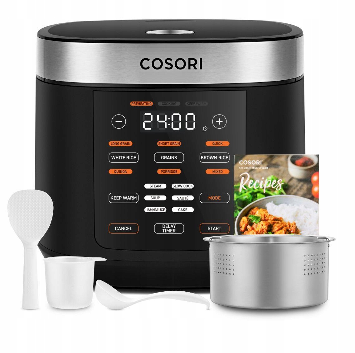 Cosori Multicooker Crc multifunkční hrnec a rýžovar 5L CRC-R501-KEU