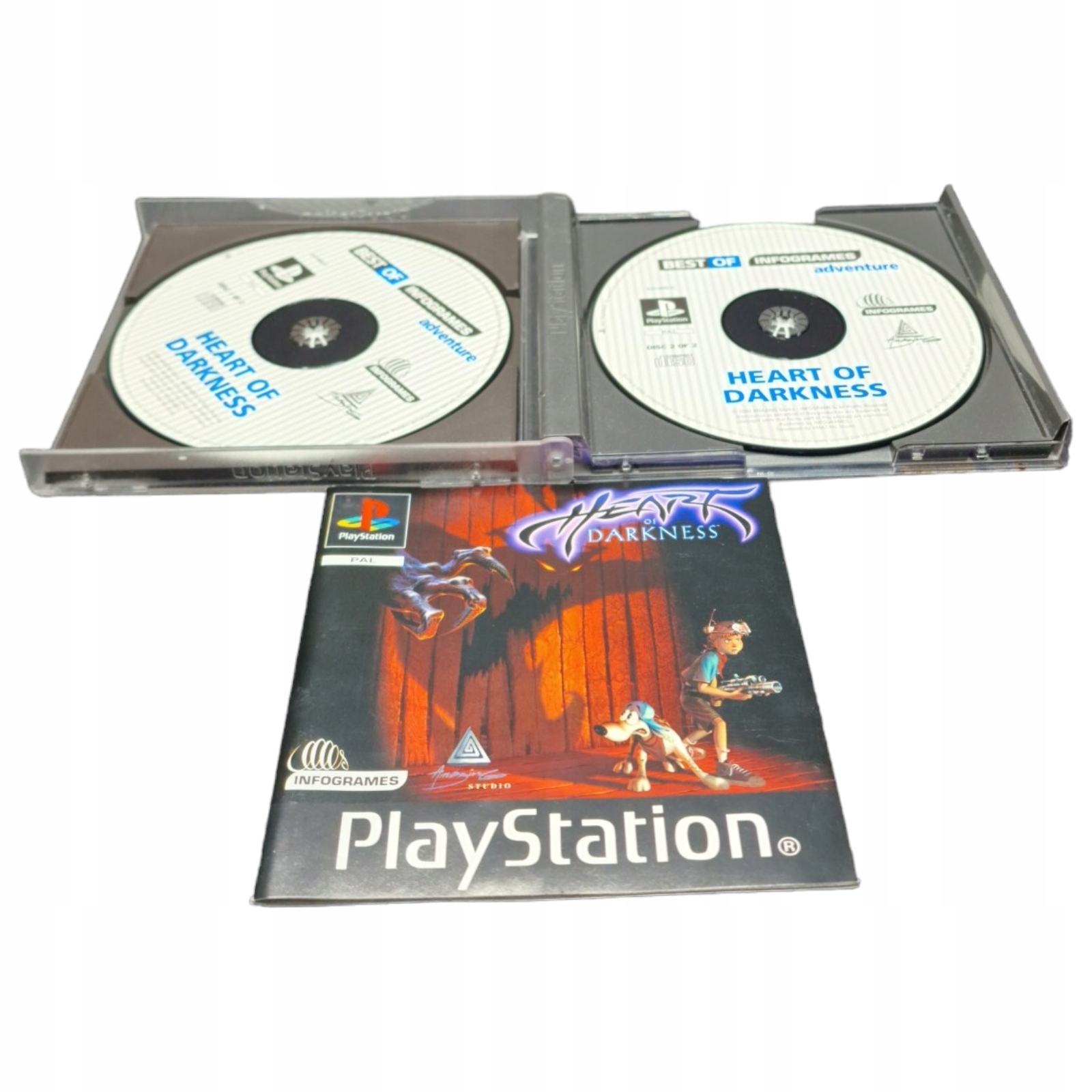 Gra HEART OF DARKNESS Sony PlayStation (PSX,PS1,PS2,PS3) #2 Platforma Sony PlayStation (PSX)