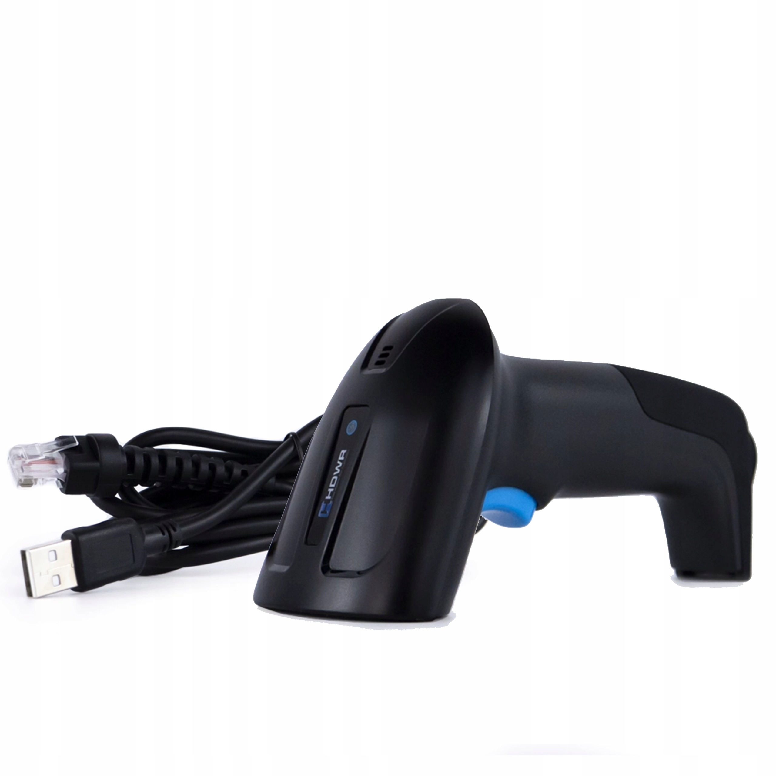 CZYTNIK KODÓW QR I KRESKOWYCH LCD SKANER AUTOMATYCZNY PRZEWODOWY USB Źródło światła 617 nm