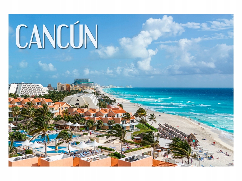 

Meksyk Cancún Plaża Magnes na lodówkę