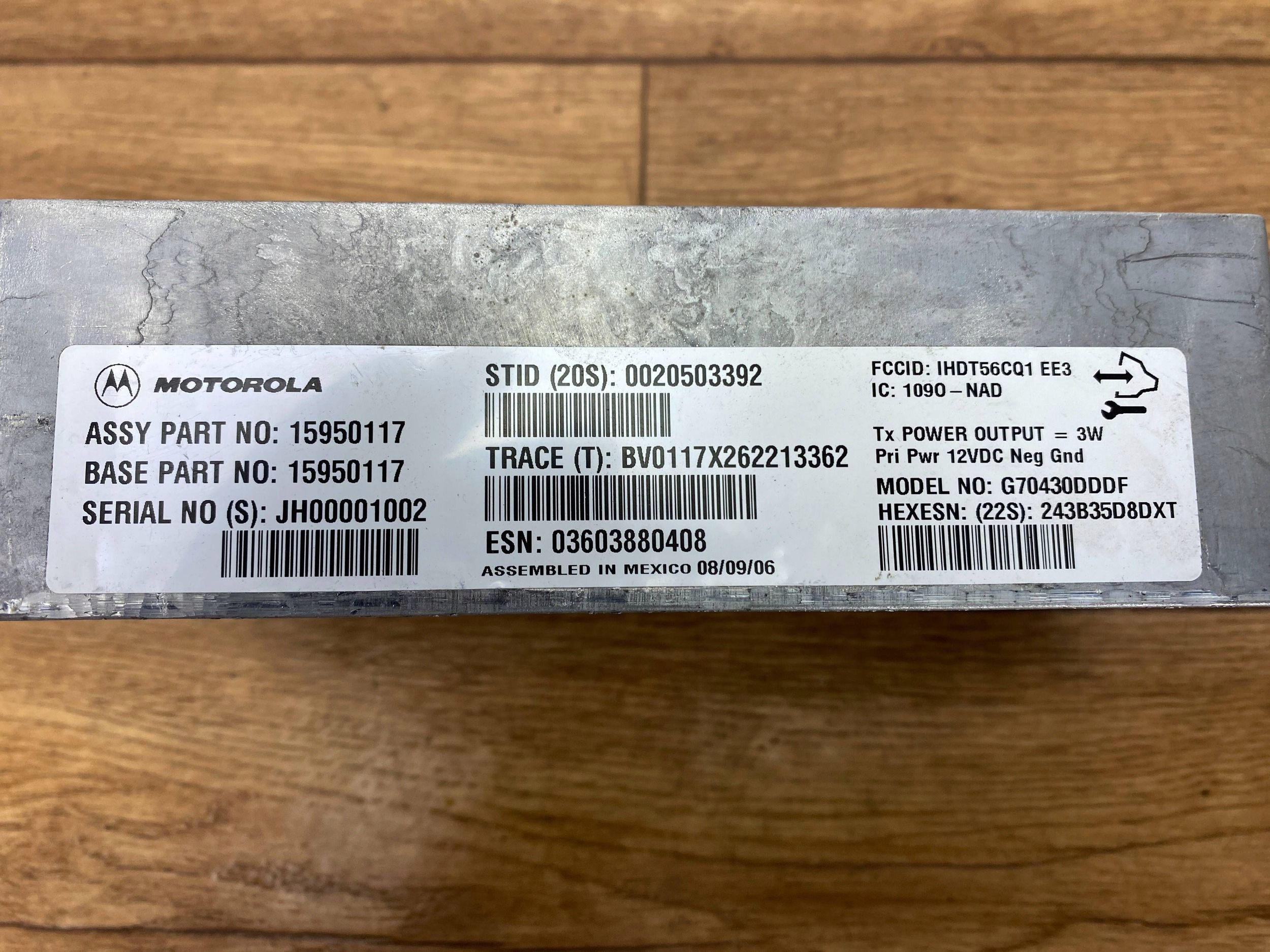 module control unit Chevrolet Corvette C6 2005+