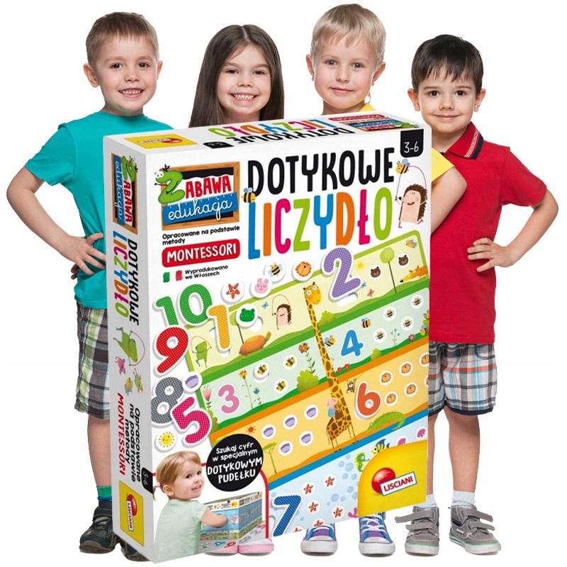Gra Logiczna dla Najmłodszych Rozwijająca Rozgrywka Dotykowe Liczydełko