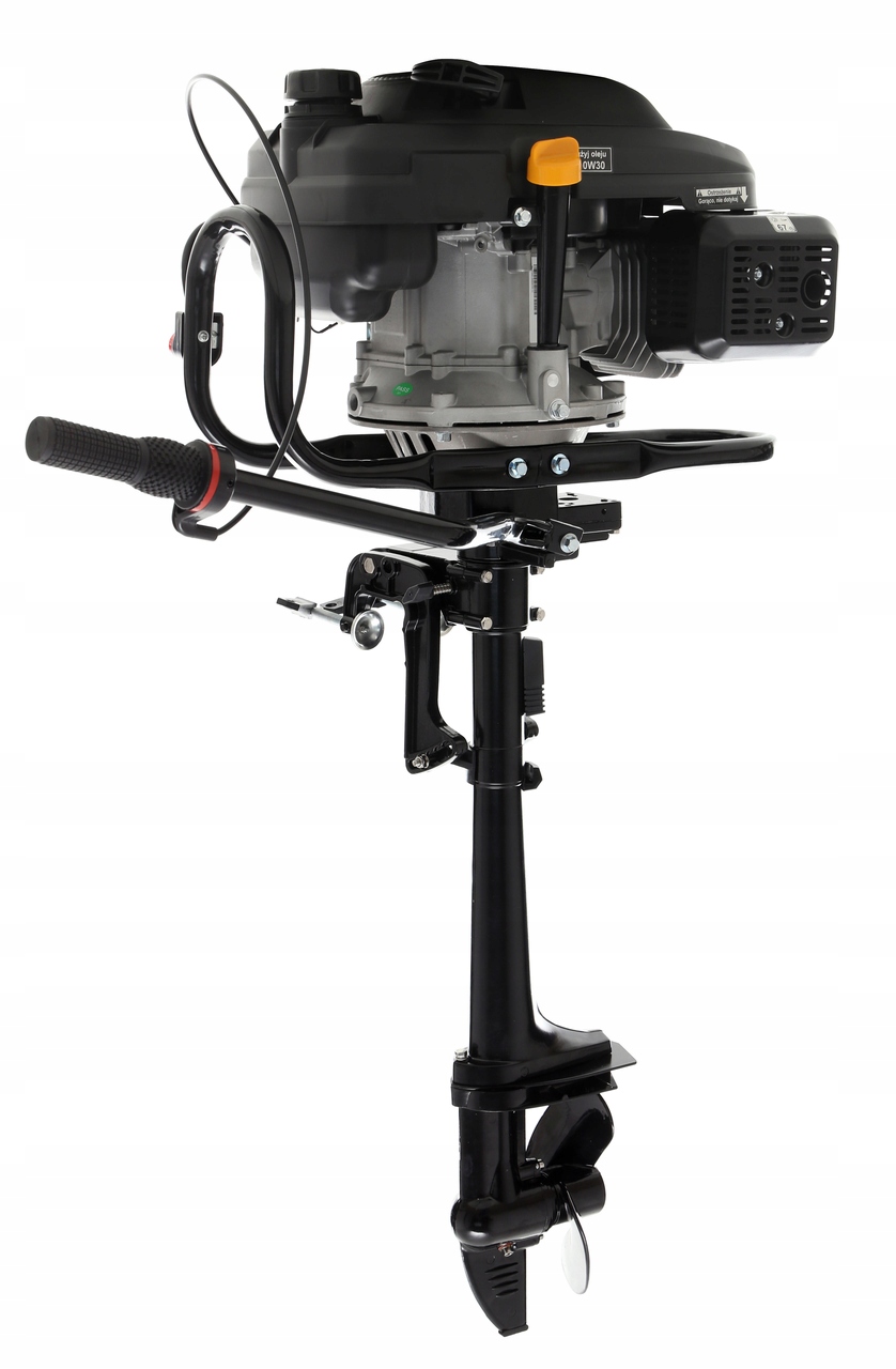 SILNIK ZABURTOWY SPALINOWY 196cm 6,5KM DO ŁÓDKI ŁODZI PONTONU 4-SUW K&D Moc 6.5 KM