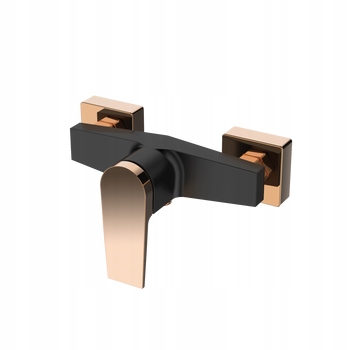 Invena Sprchová Batéria Midnight, Čierna/rose Gold