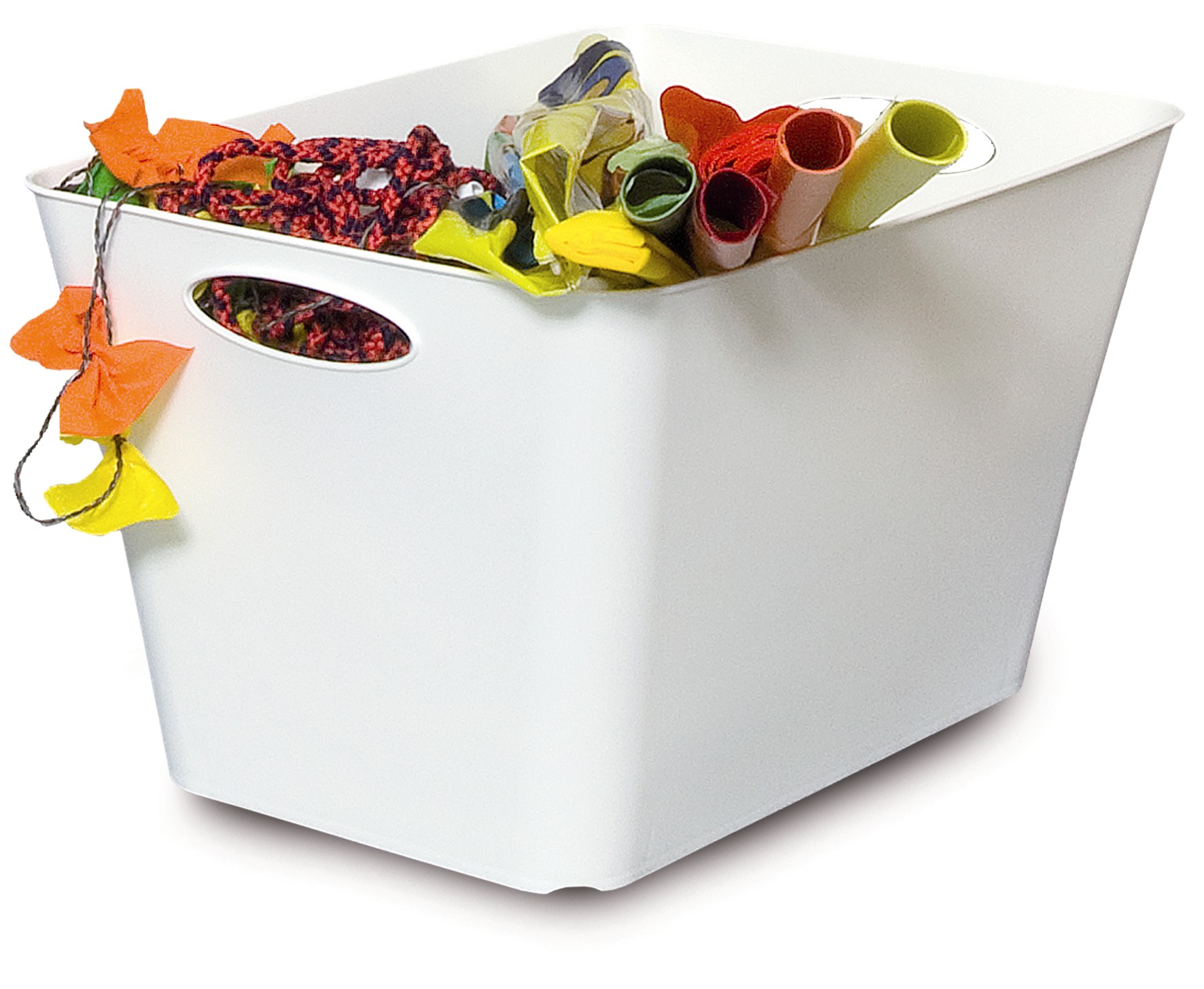 Kosz do przechowywania Rotho LIVING 24l biały Marka Rotho