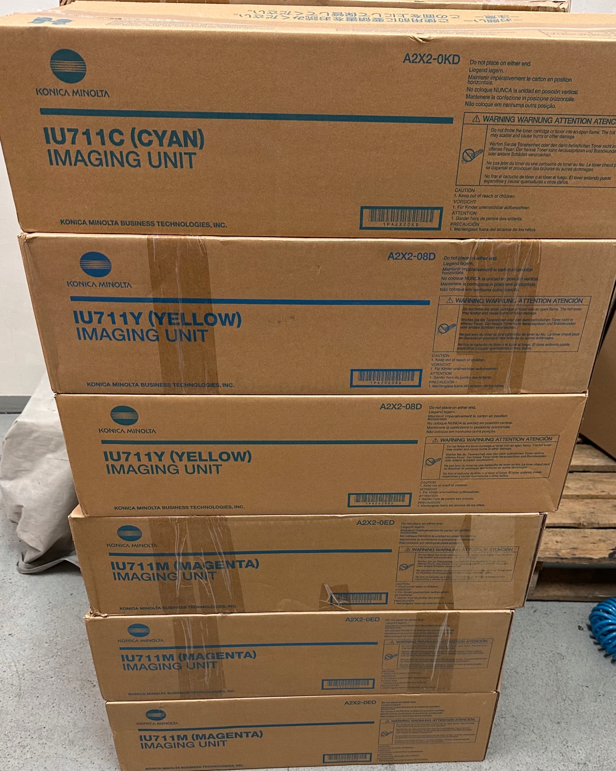 Bubon Konica Minolta IU-711 Magenta Originál A2X2-0ED pre Bh C654