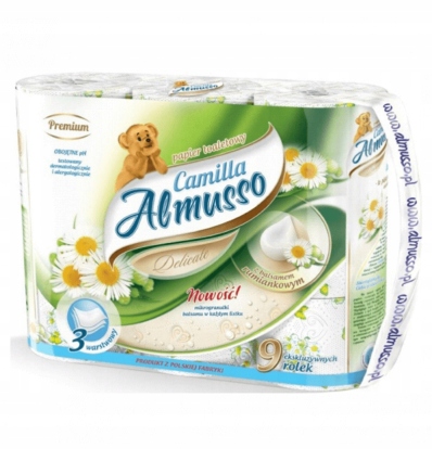 

Papier toaletowy Almusso Camilla 3 wars. 9 rolek