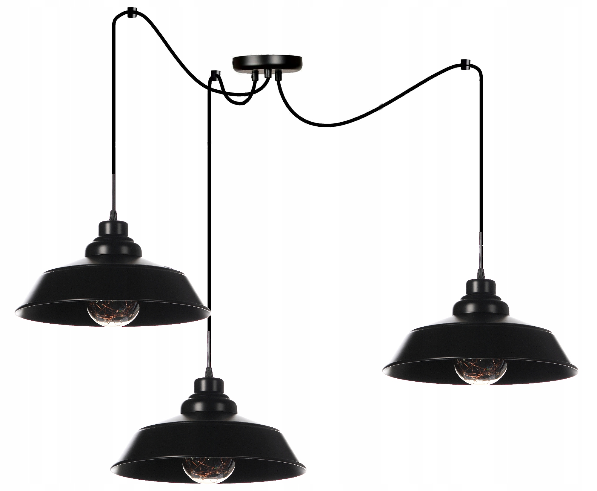 Závěsná lampa Spider Spyder Stropní pavouk Kovová Industriální Loft Led E