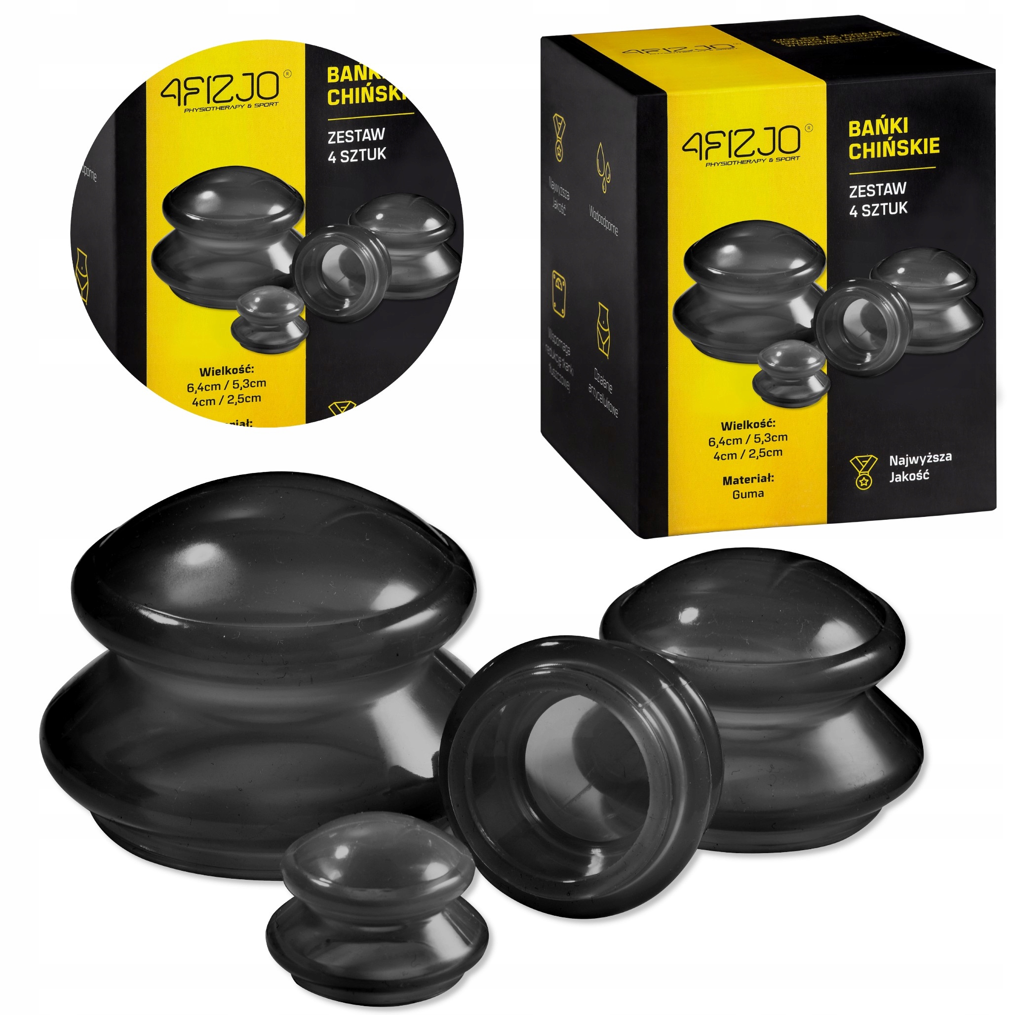 

Bańki Chińskie Miękkie Silikonowe Antycellulitowe