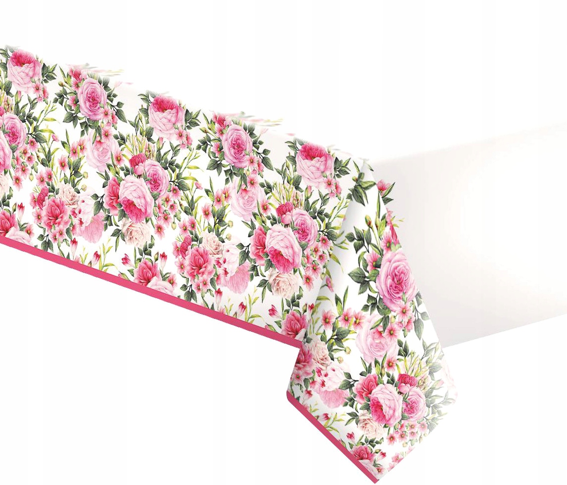 OBRUS PAPIEROWY KWIATY-1,80x1,20-6893