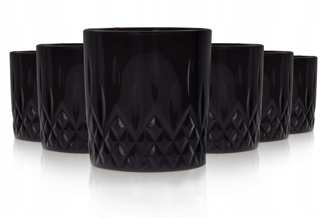 

Szklanki do whisky Classic Design Czarne 280ml