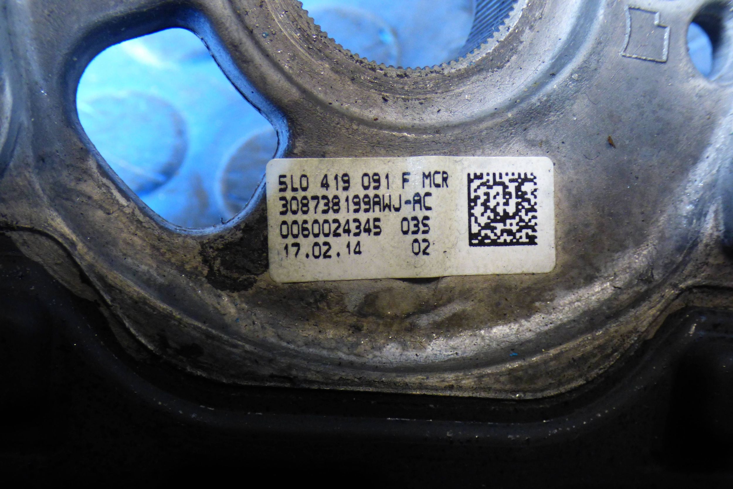 Skoda Rapid lenkrad Leder 5L0419091F LADNA