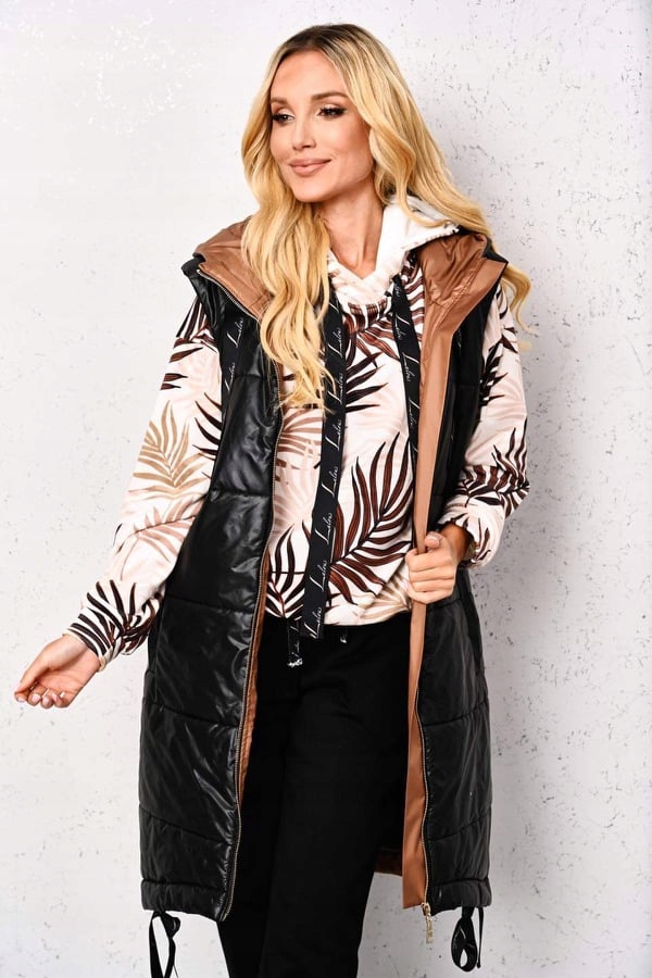 Dámská vesta Lalous Černá Zateplená vel M