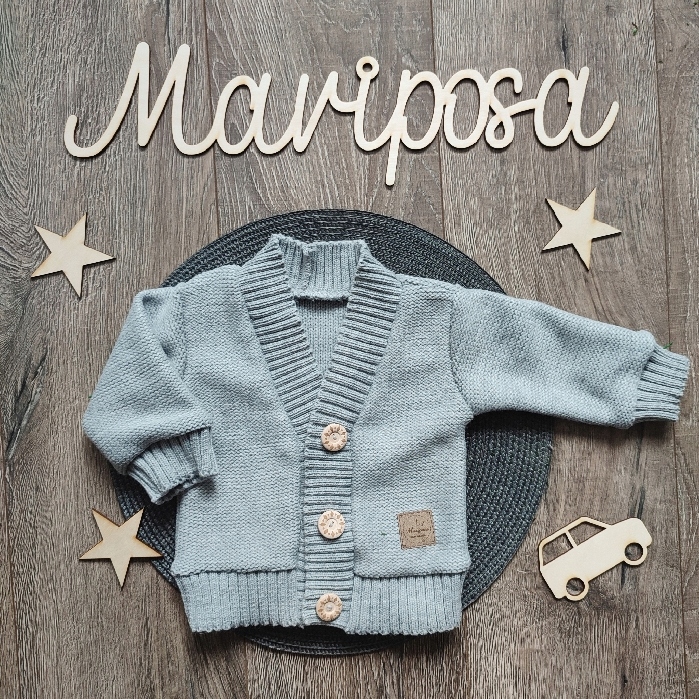 Sweterek dla chłopca szary Marka Mariposa
