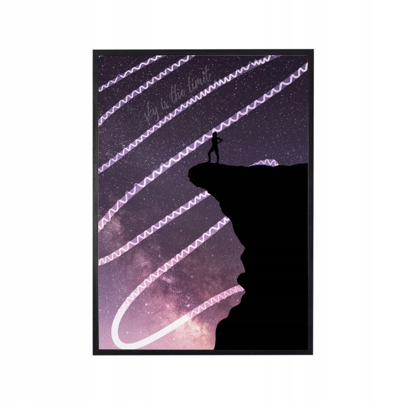 

Plakat w ramie duży 40x60cm sky is the limit