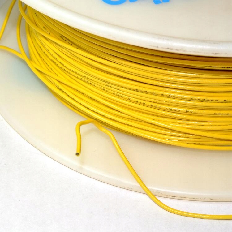 

Przewód linka AWG22 7055/19 żółty AlphaWire [1m]