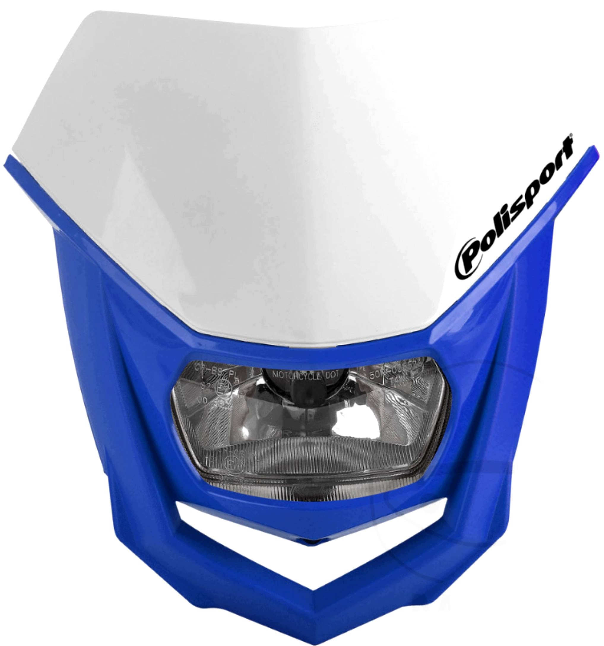 Světlomet Polisport Halo [bílý/modrý] univerzální