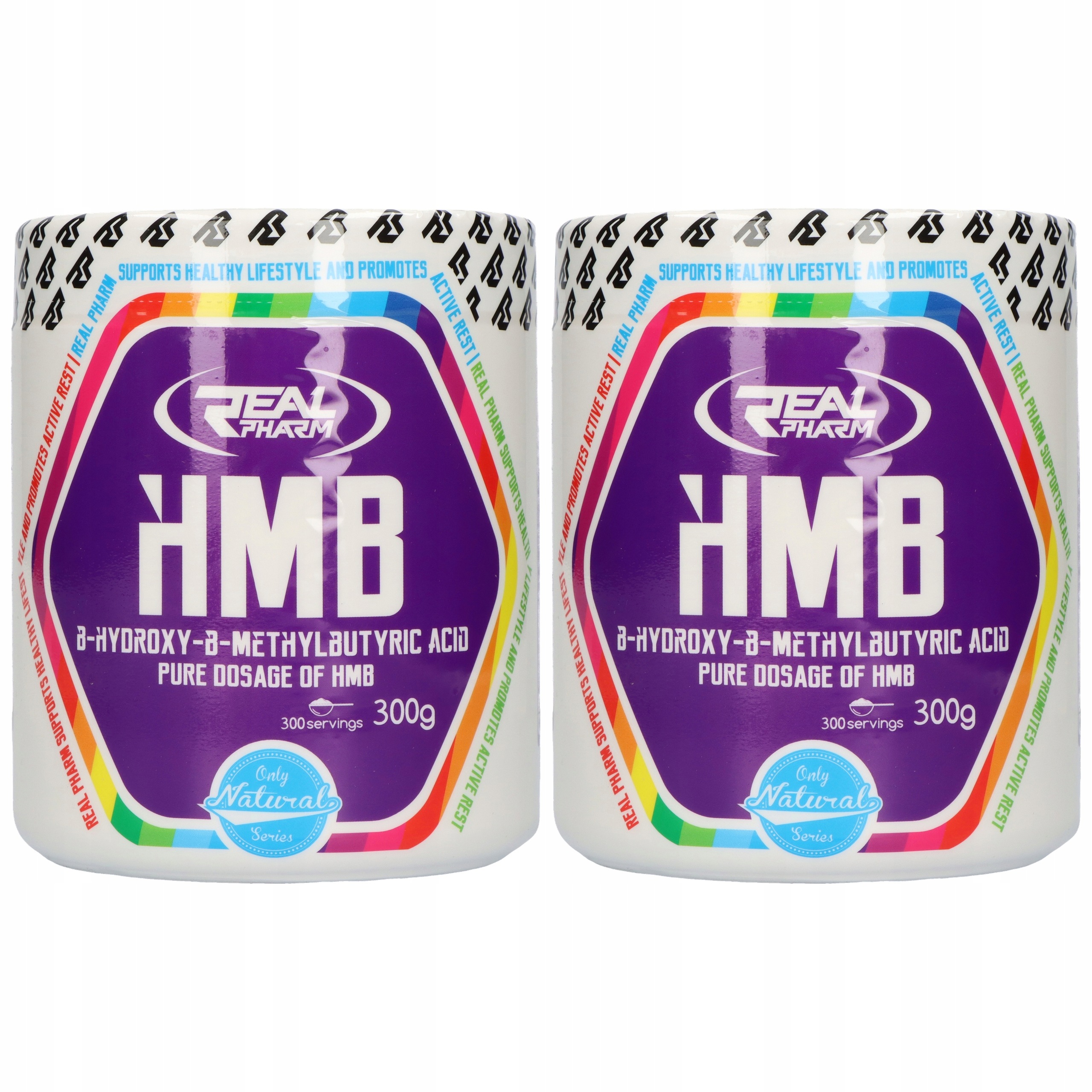 2x Hmb Antikatabolická hmota Síla svalů Regenerace Imunita Real Pharm