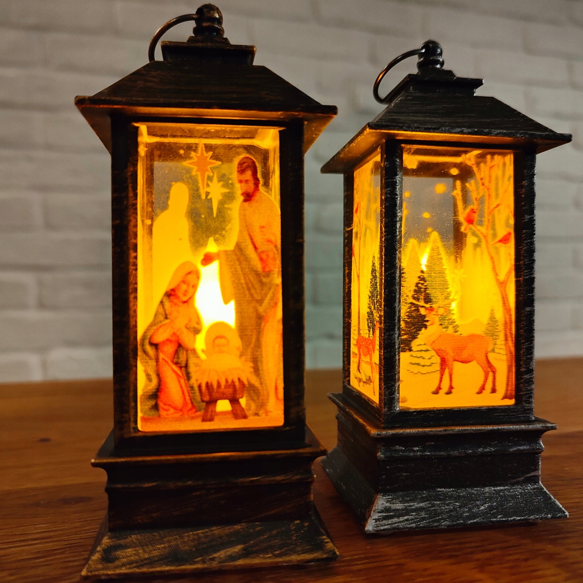 ŚWIĄTECZNA LATARENKA DEKORACJA LAMPION LED ŚWIĘTA Rodzaj lampion