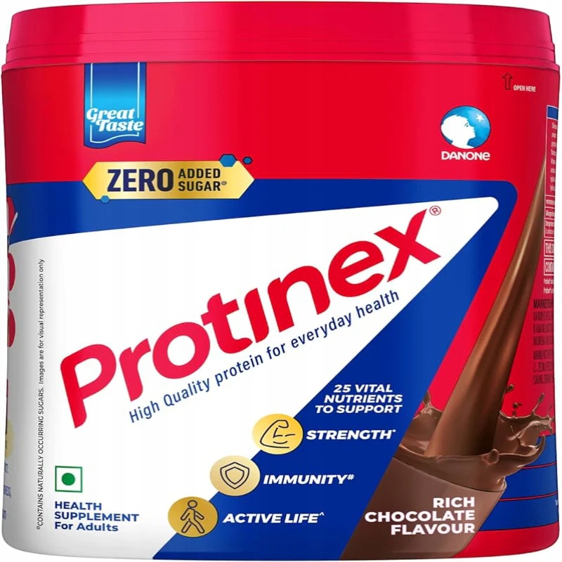 Výživný nápoj v prášku Danone Protinex Chockolate 400 g – obsah bílkovin
