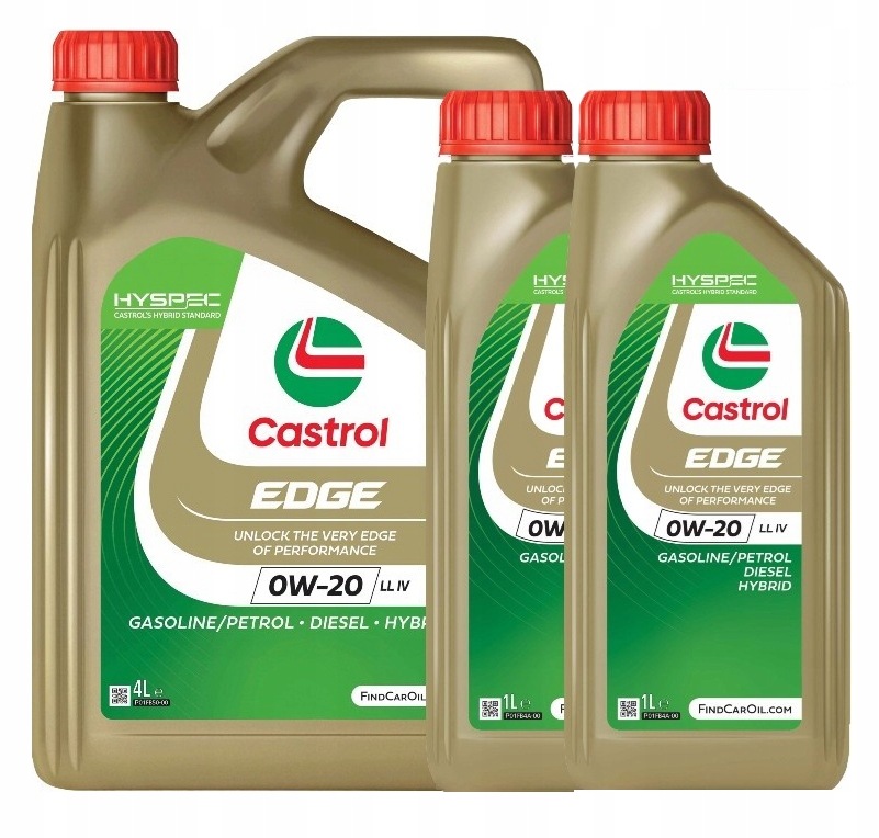 Olej silnikowy Castrol Edge Titanium LL IV 0W20 4+1+1 6L Vw 508.00 509.00