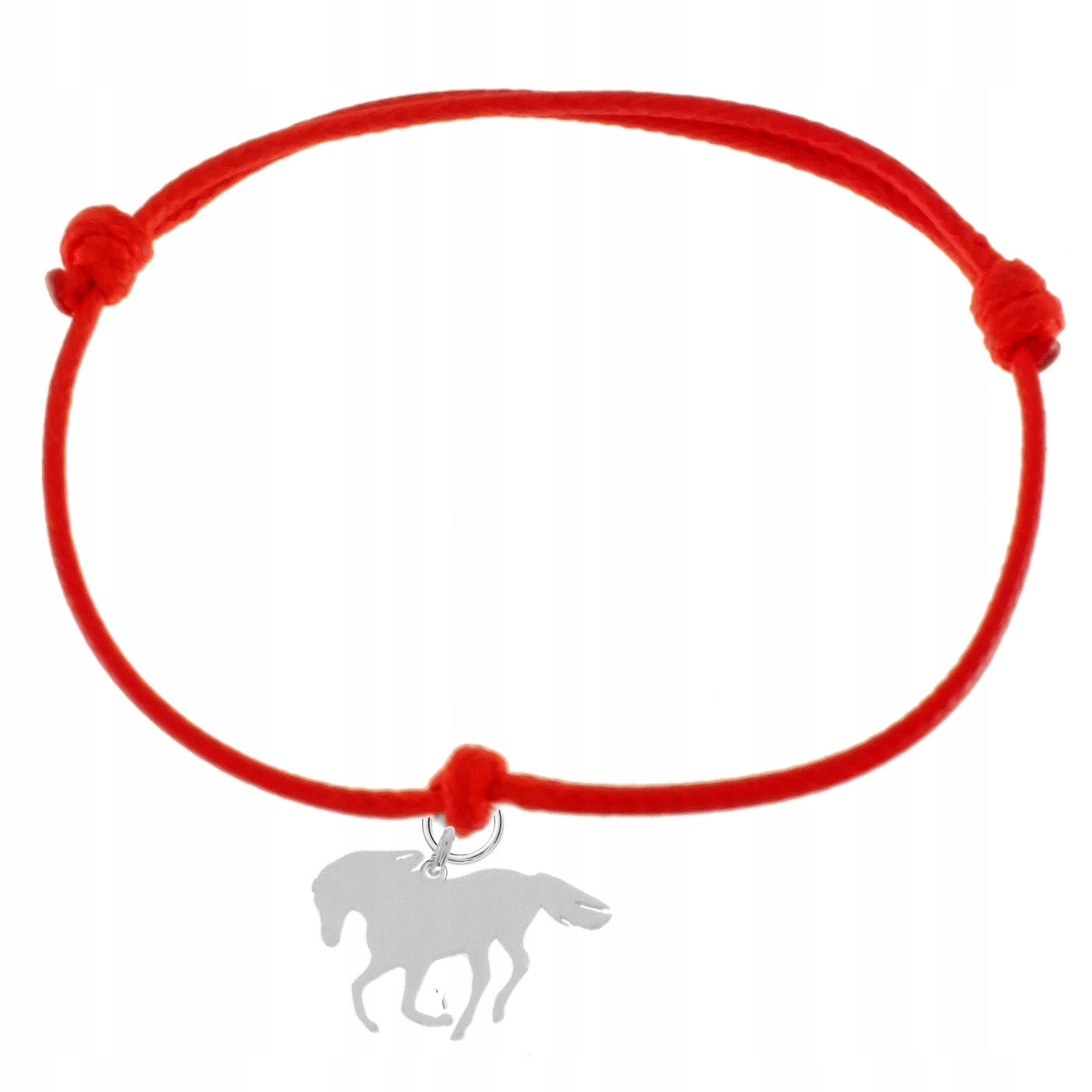 

Koń Bransoletka Sznurek Mustang Srebro 925