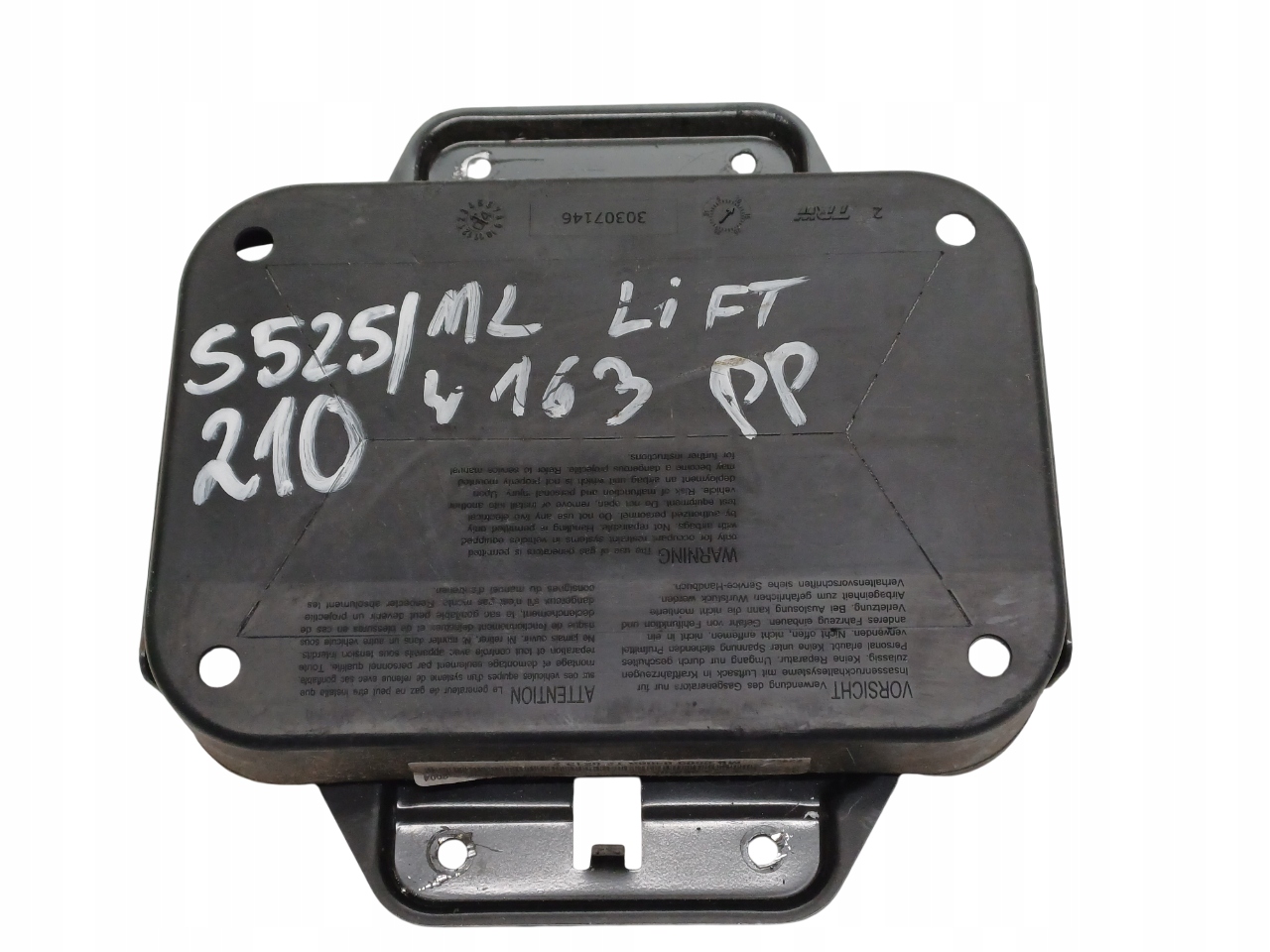 MERCEDES ML W163 LIFT 01- PODUSZKA AIRBAG PRAWY PRZÓD A1638600605