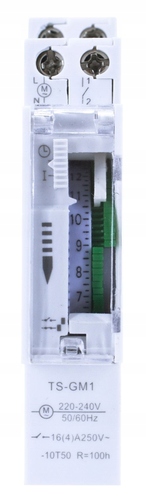 PROGRAMATOR CZASOWY MECHANICZNY 1xNO TS-GM1 24H 3500W Marka Schelinger
