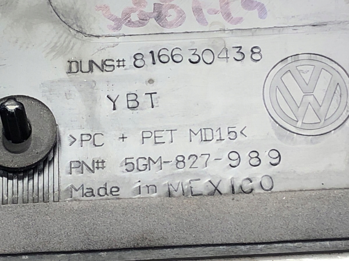 спойлер зад vw GOLF VII хэтчбек 5GM827989 спойл