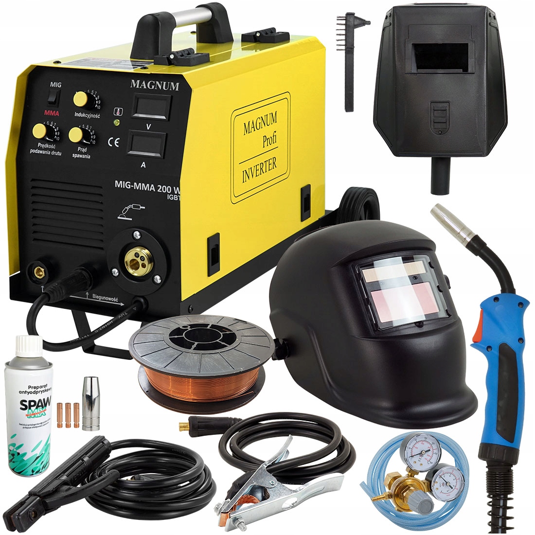 

Spawarka Magnum Mig 200W Mma Igbt 180A Migomat
