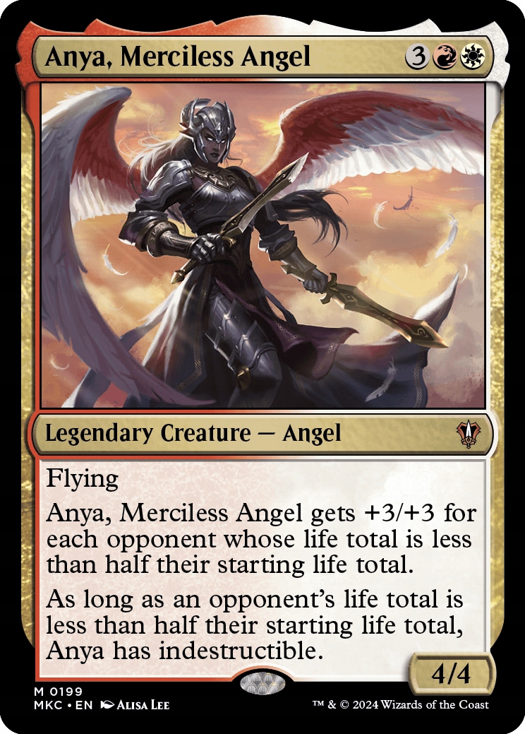 MTG Anya, Merciless Angel (MR)