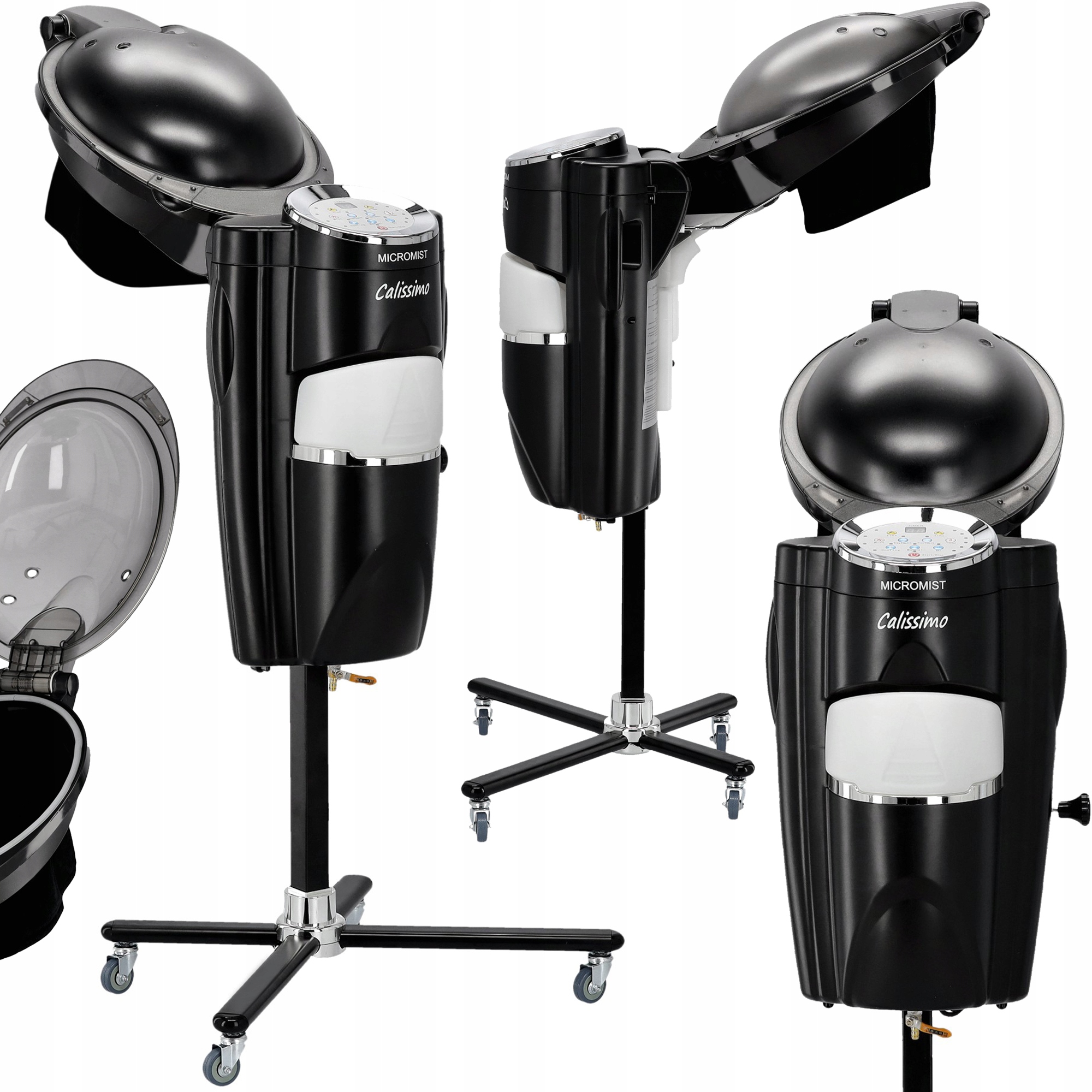 Sauna fryzjerska statywie nawilżacz do włosów