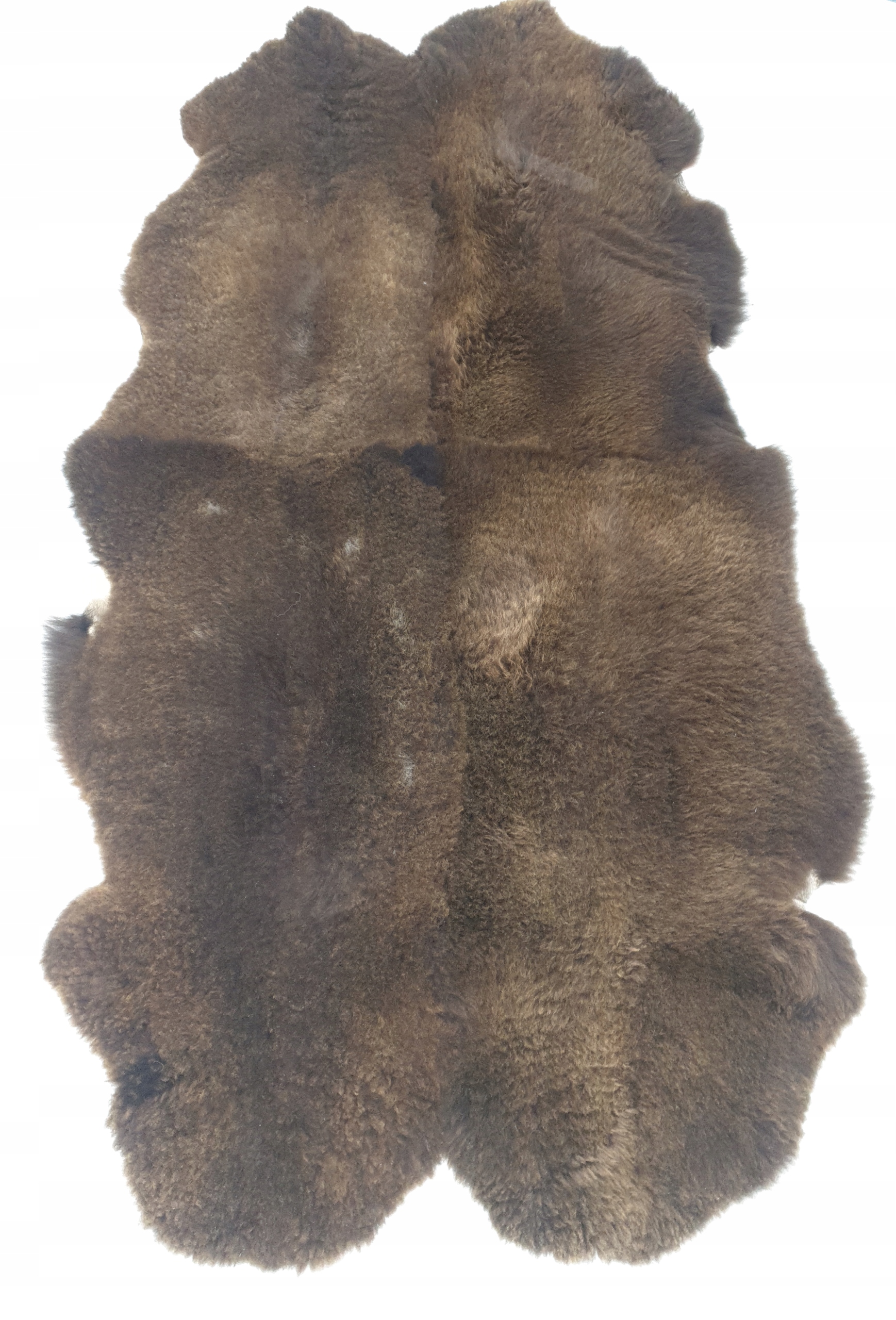 Koberec Štvorka Ovčia koža Veľký Bronz