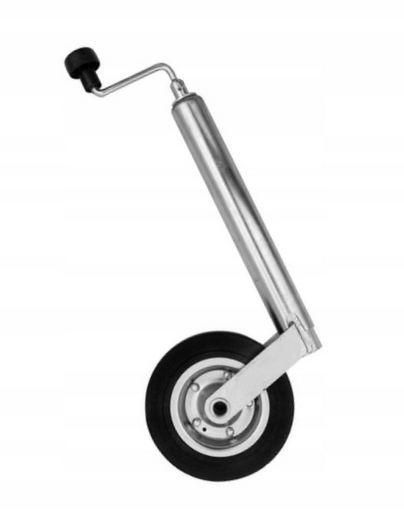 Manipulační kolečko pro odtahový vůz nebo přívěs fi 48 kov guma nosnost 200 kg