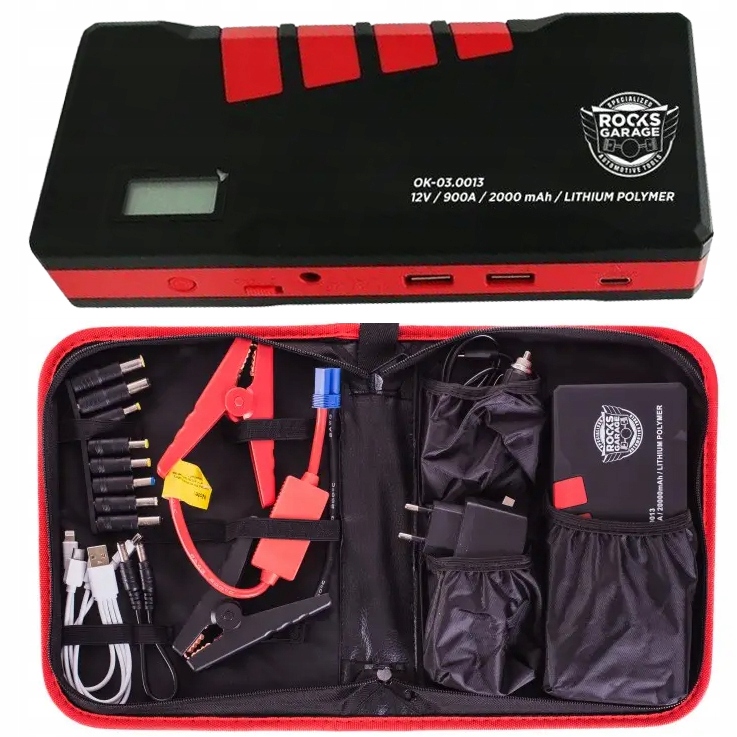 ROOKS BOOSTER старт 900A POWERBANK 20000mAh