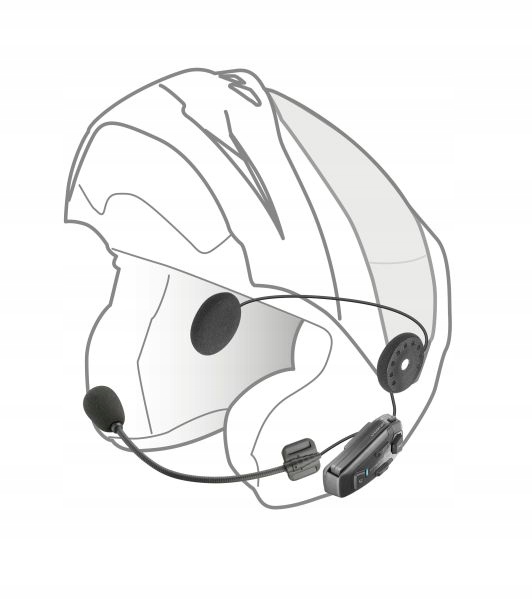 Intercom INTERPHONE U-COM 8R komplet na 2 kaski Liczba zestawów na 2 kaski