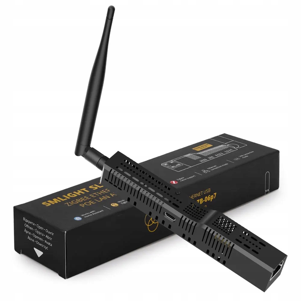 Adaptér SLZB-06p7 Zigbee Brána CC2652P7 Ethernet PoE Usb Lan WiFi pro Ha