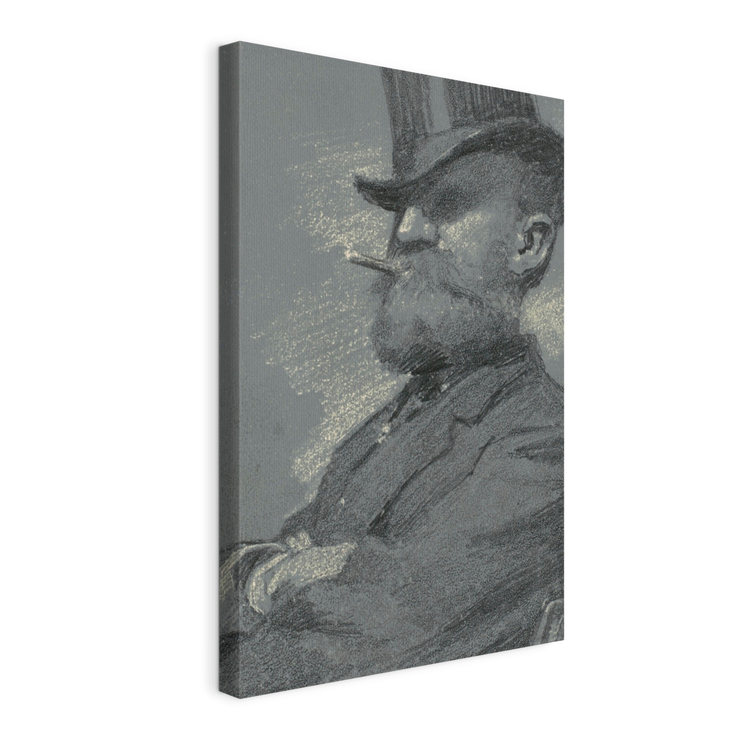 Obraz na plátně Vonnoh Muž v hořícím válci 45x30 cm