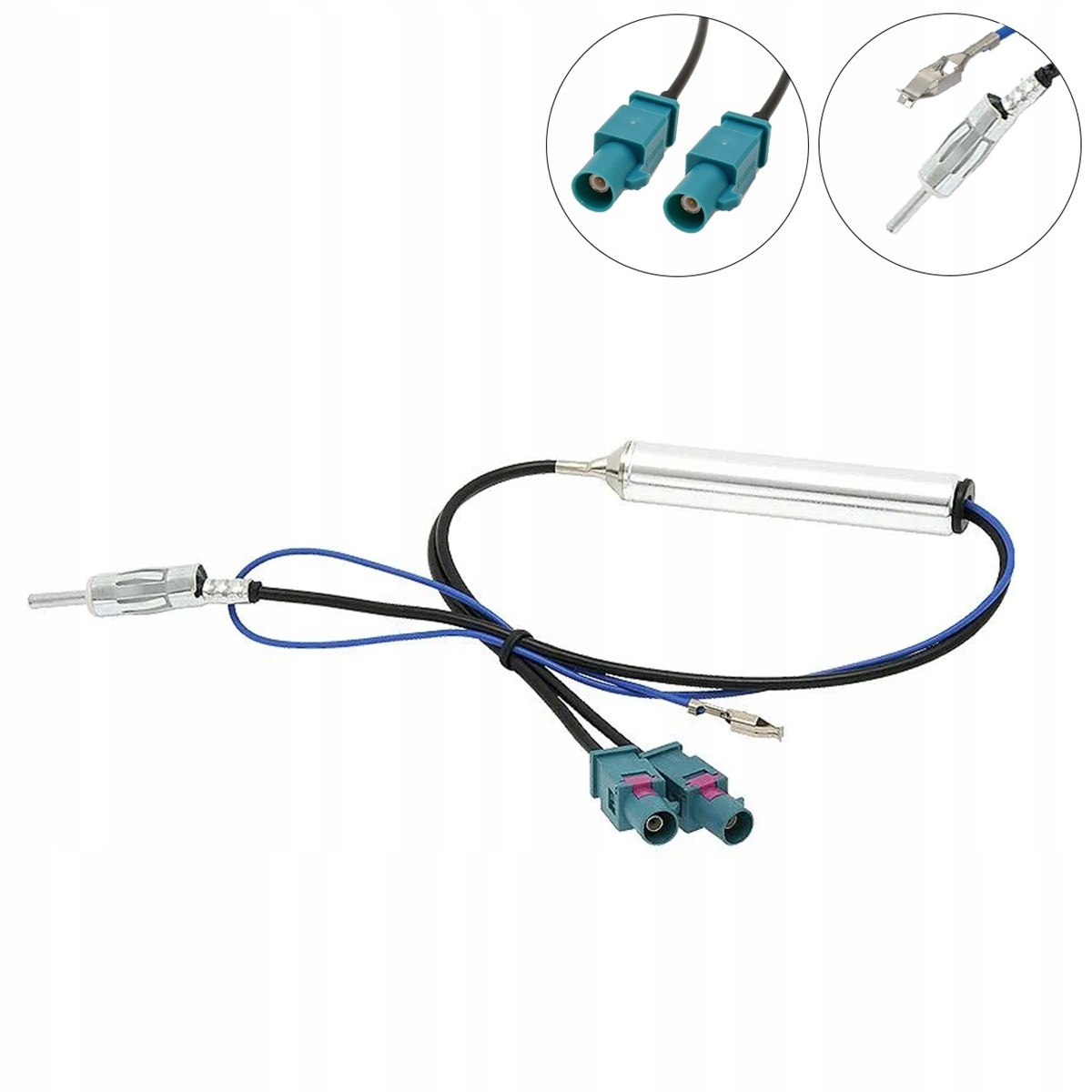 Separator antenowy 2 x Fakra Din prosty