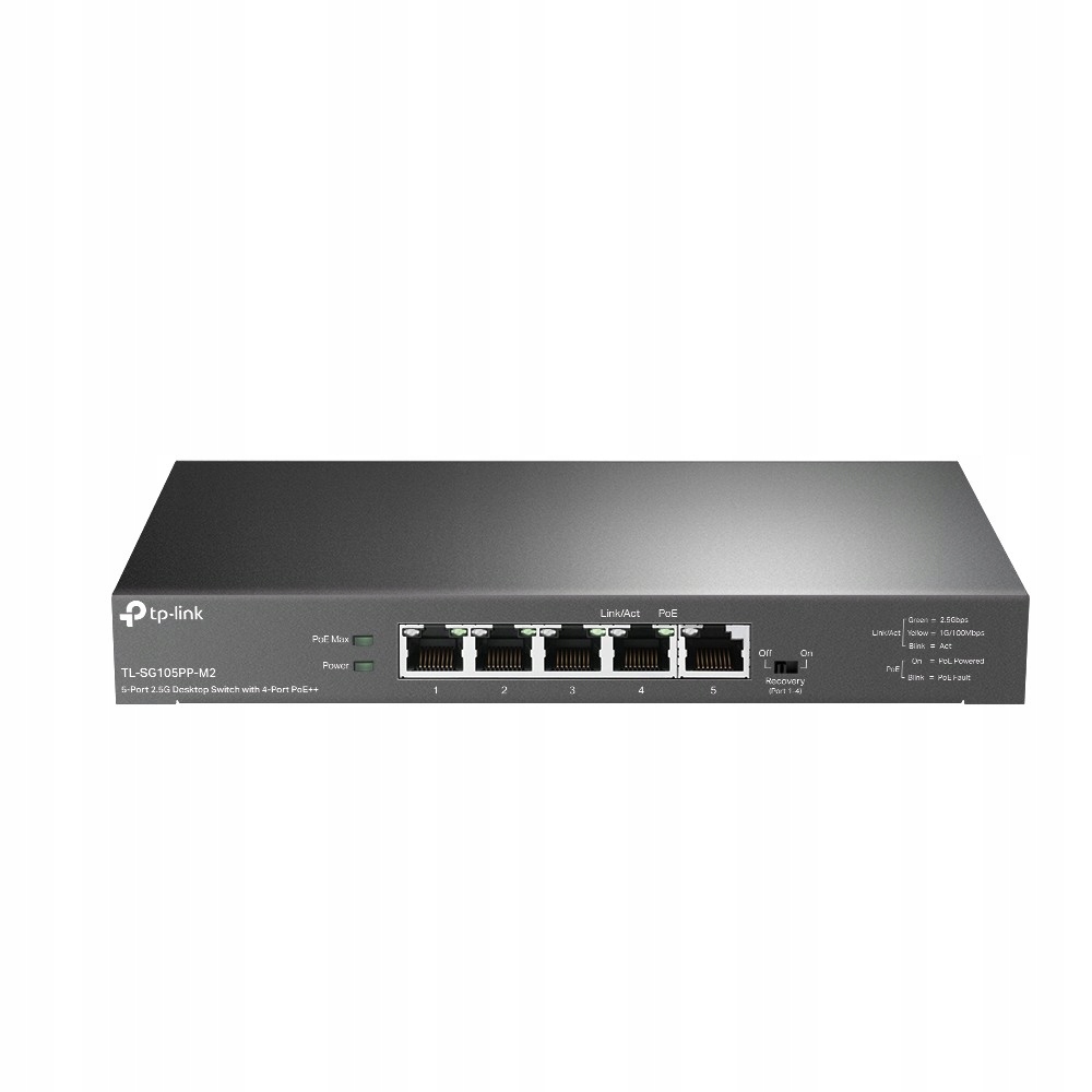 TP-Link TL-SG105PP-M2 sieťový prepínač Neriadený gigabitový Ethernet