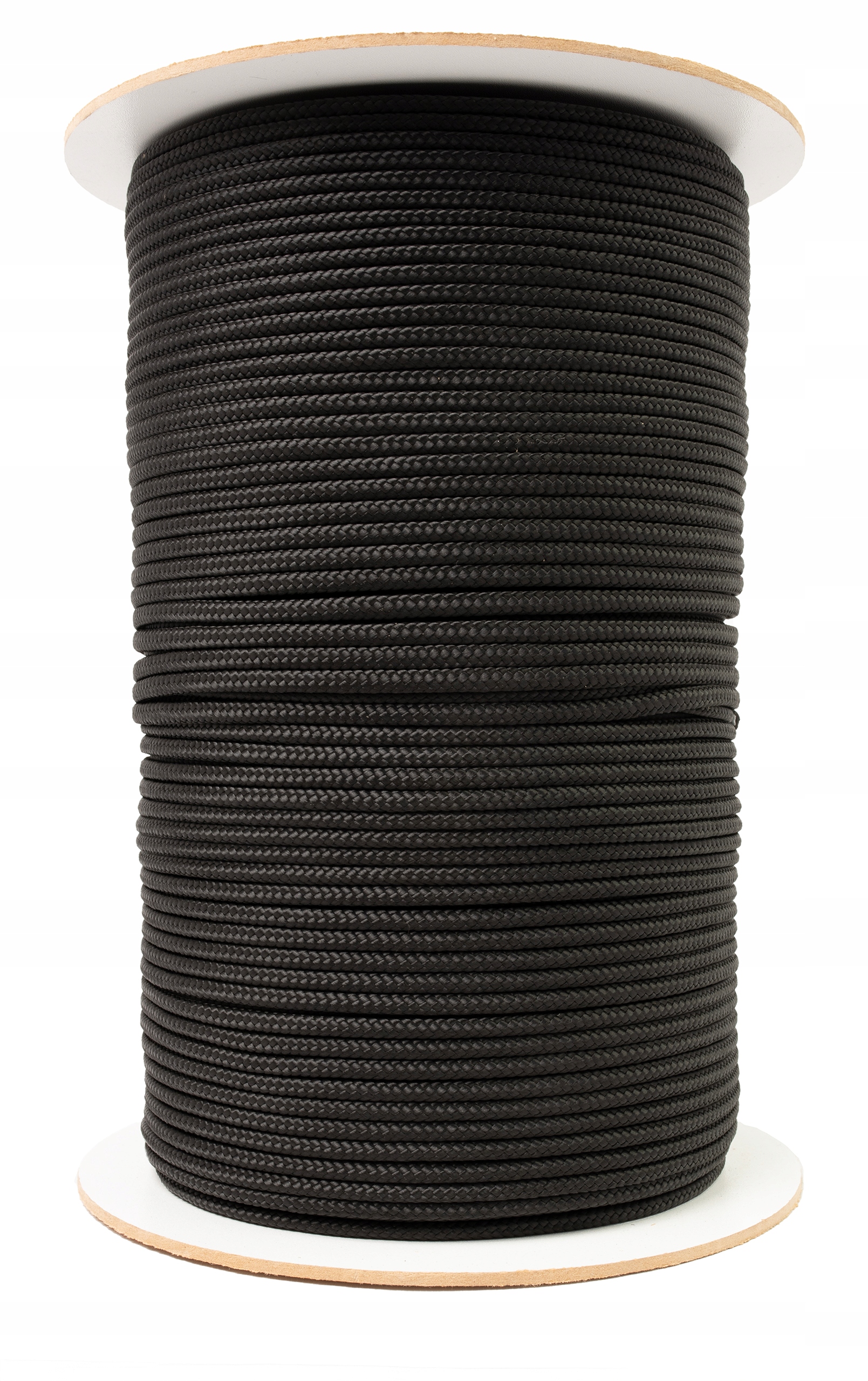 Polypropylenové Lano Černé Pletené 5 mm 200 M