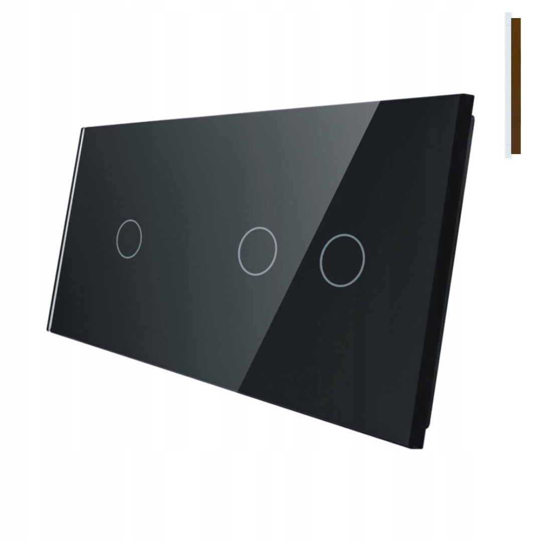 

Livolo Panel Szklany Do Włącznika Dotykowego 1+2 C