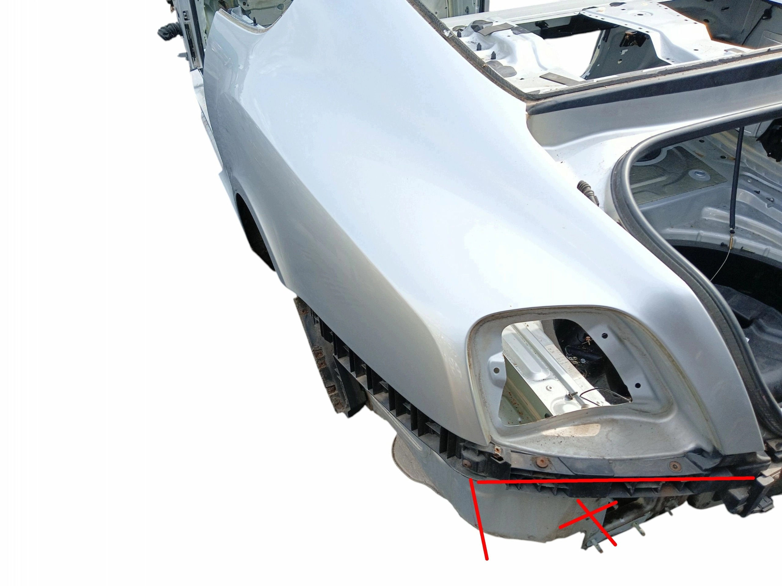 parafango sinistra posteriore BENTLEY CONTINENTAL GT e LAK: LG9R (03-10)