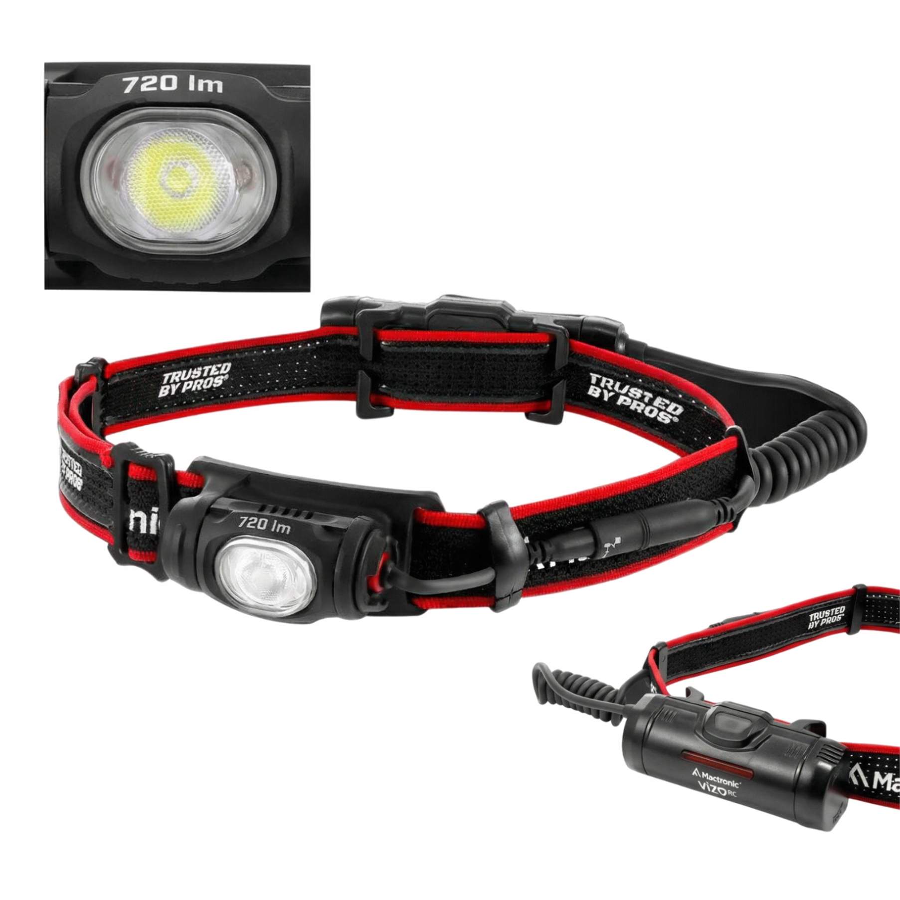 Čelovka Mactronic Vizo Rc Led AHL0023