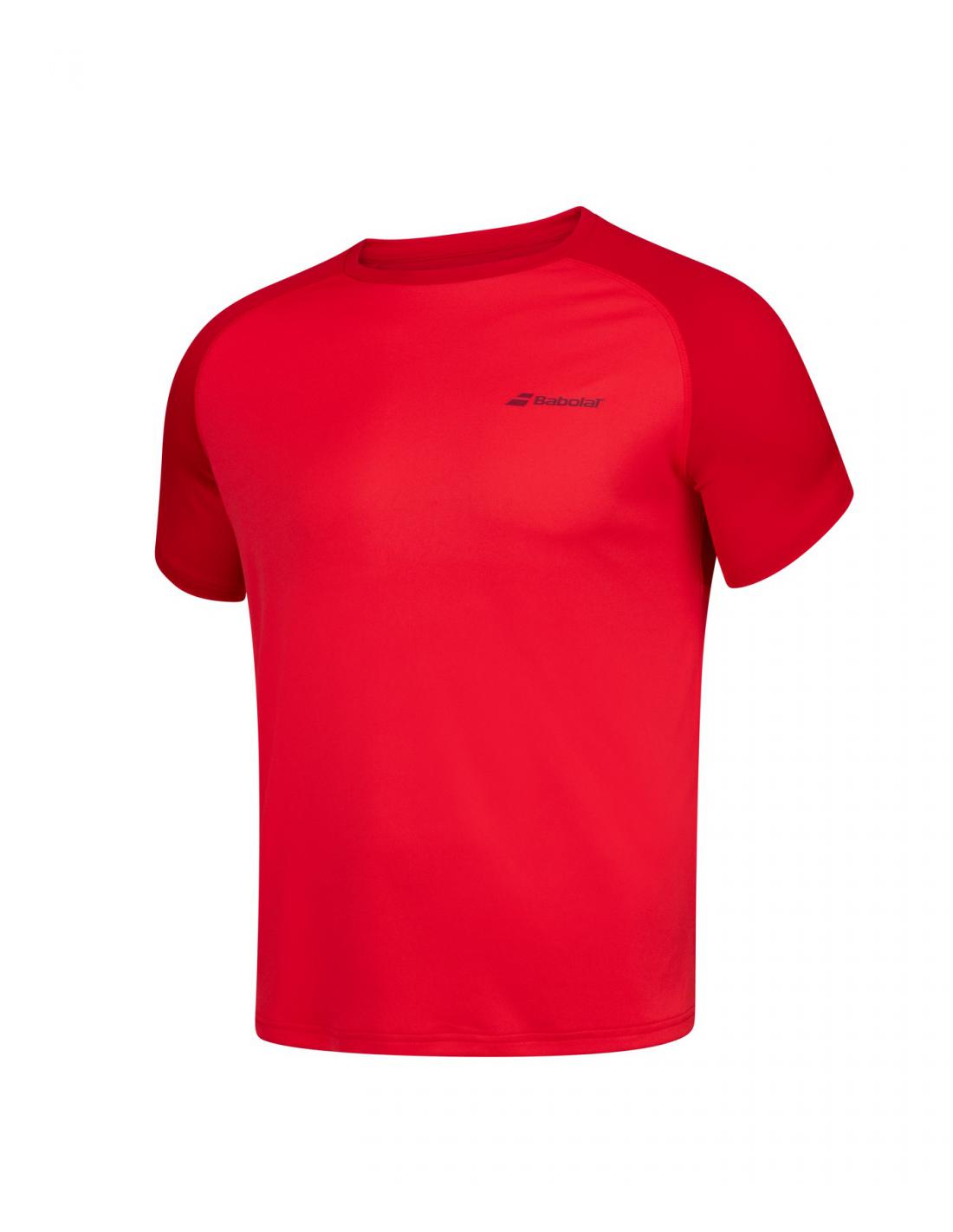 Tričko Babolat Play Crew Neck Tee Men Tomato Red M